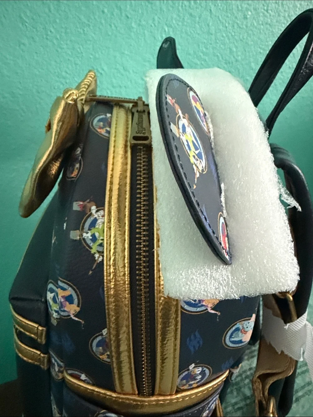 Loungefly Disney Cruise Line Exclusive DCL Dumbo Fantasy Backpack Blue Gold BNWT